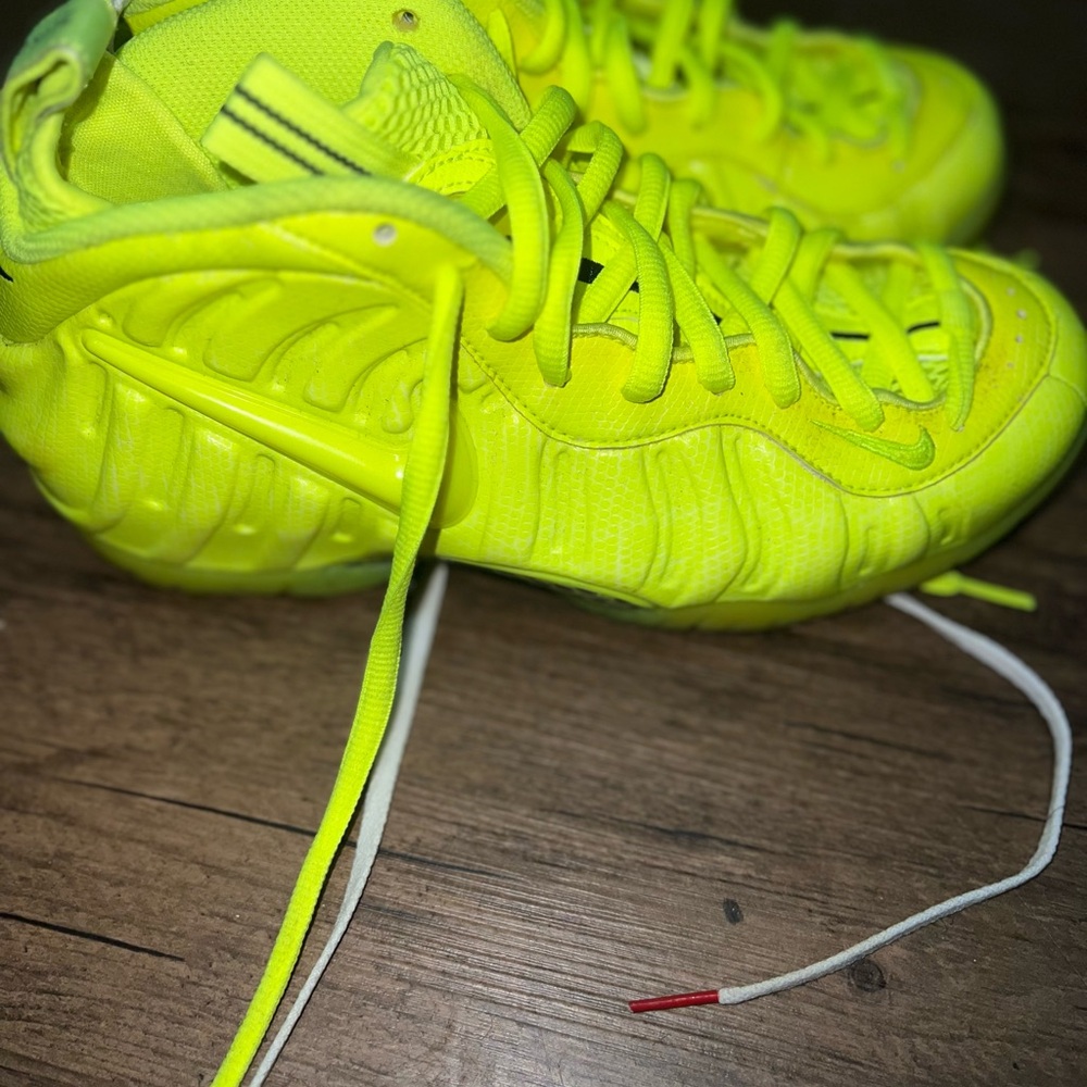 Kids Neon Yellow Sneakers